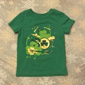 CAT AND JACK SIZE-2T ST. PATRICKS DAY TSHIRT